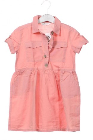 Детска рокля H&M, Размер 2-3y/ 98-104 см, Цвят Розов, Цена 23,46 лв.