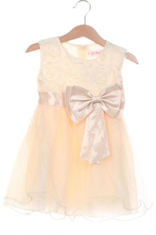 Kinderkleid Unbranded, Größe 18-24m/ 86-98 cm, Farbe Beige, Preis 10,99 €