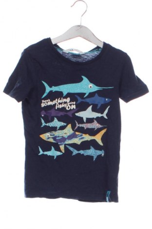 Детска тениска H&M, Размер 4-5y/ 110-116 см, Цвят Син, Цена 7,99 лв.