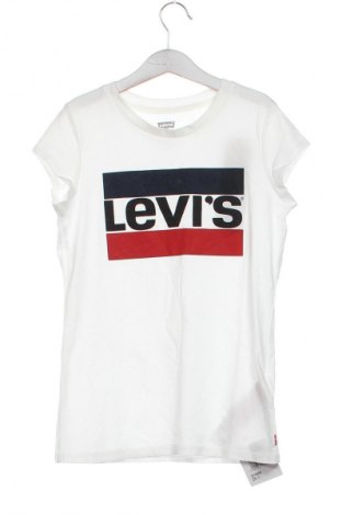 Детска тениска Levi's, Размер 11-12y/ 152-158 см, Цвят Бял, Цена 46,99 лв.
