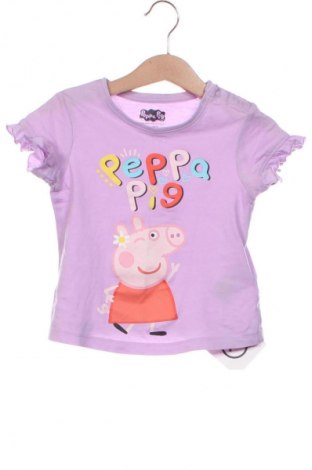 Tricou pentru copii Peppa Pig, Mărime 18-24m/ 86-98 cm, Culoare Mov, Preț 31,58 Lei