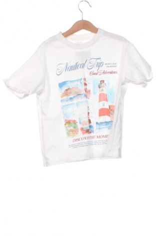 Kinder T-Shirt Zara, Größe 7-8y/ 128-134 cm, Farbe Weiß, Preis 5,99 €