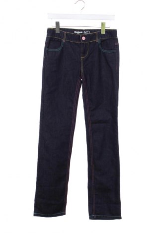 Blugi pentru copii Desigual, Mărime 13-14y/ 164-168 cm, Culoare Albastru, Preț 108,04 Lei