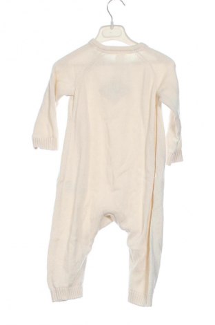 Kinder Overall H&M, Größe 9-12m/ 74-80 cm, Farbe Ecru, Preis 12,99 €