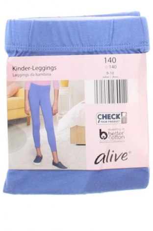 Colanți pentru copii Kids Alive, Mărime 8-9y/ 134-140 cm, Culoare Albastru, Preț 27,99 Lei