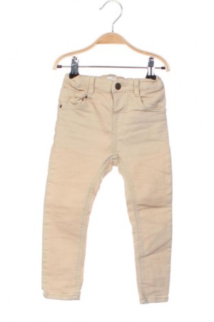 Pantaloni pentru copii Zara, Mărime 18-24m/ 86-98 cm, Culoare Bej, Preț 24,99 Lei