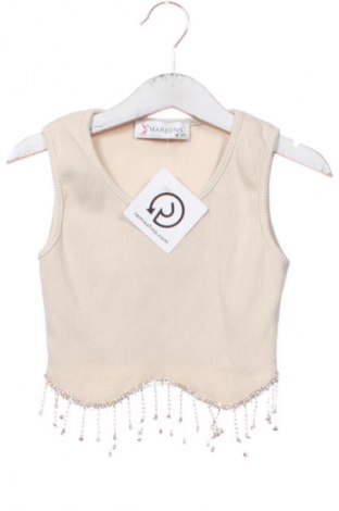 Μπλουζάκι αμάνικο παιδικό Unbranded, Μέγεθος 10-11y/ 146-152 εκ., Χρώμα  Μπέζ, Τιμή 6,14 €