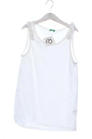 Μπλουζάκι αμάνικο παιδικό United Colors Of Benetton, Μέγεθος 13-14y/ 164-168 εκ., Χρώμα Λευκό, Τιμή 7,00 €