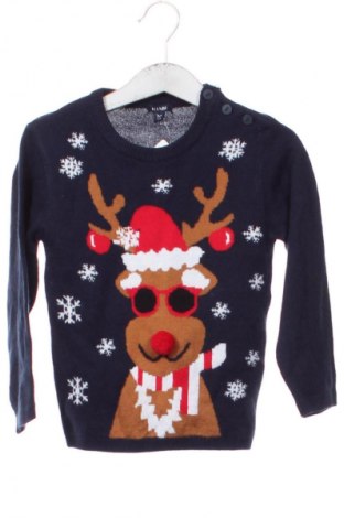 Детски пуловер Kiabi, Размер 3-4y/ 104-110 см, Цвят Многоцветен, Цена 23,63 лв.