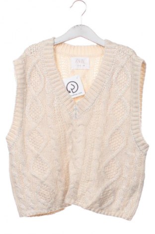 Kinderpullover Zara, Größe 11-12y/ 152-158 cm, Farbe Beige, Preis € 11,99