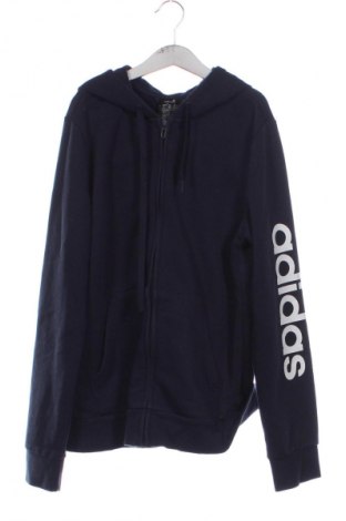 Παιδικό φούτερ Adidas, Μέγεθος 12-13y/ 158-164 εκ., Χρώμα Μπλέ, Τιμή 21,00 €