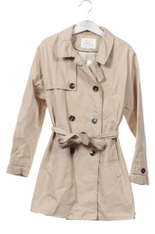 Palton pentru copii Zara, Mărime 8-9y/ 134-140 cm, Culoare Bej, Preț 192,52 Lei