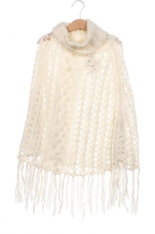 Kinderponcho Unbranded, Größe 10-11y/ 146-152 cm, Farbe Ecru, Preis € 13,65