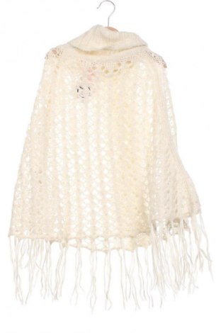 Kinderponcho Unbranded, Größe 10-11y/ 146-152 cm, Farbe Ecru, Preis € 13,65