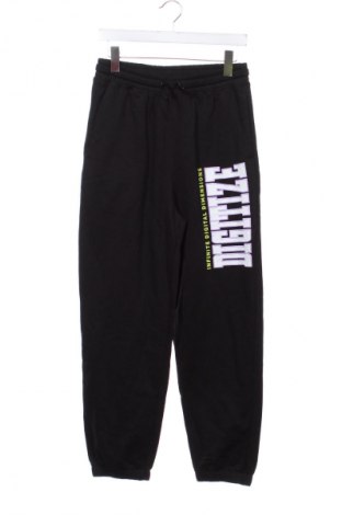 Pantaloni de trening, pentru copii H&M, Mărime 14-15y/ 168-170 cm, Culoare Negru, Preț 105,00 Lei