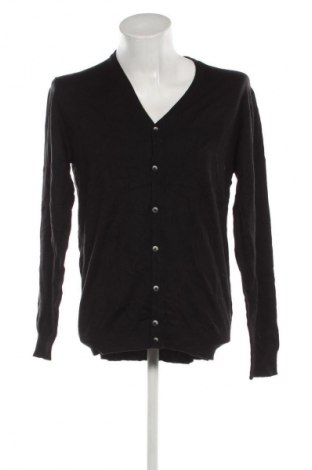 Jachetă tricotată de bărbați Cotton&silk, Mărime XXL, Culoare Negru, Preț 62,99 Lei