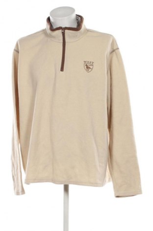 Ανδρική μπλούζα fleece Atlas For Men, Μέγεθος 4XL, Χρώμα  Μπέζ, Τιμή 14,99 €