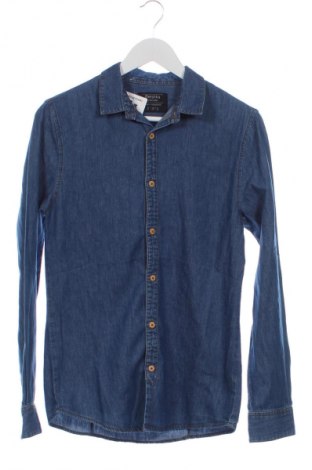 Herrenhemd Bershka, Größe S, Farbe Blau, Preis € 15,86