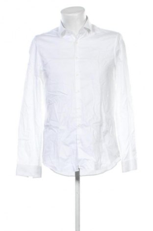 Męska koszula Calvin Klein, Rozmiar L, Kolor Biały, Cena 492,99 zł
