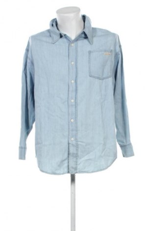 Cămașă de bărbați Calvin Klein Jeans, Mărime S, Culoare Albastru, Preț 367,99 Lei