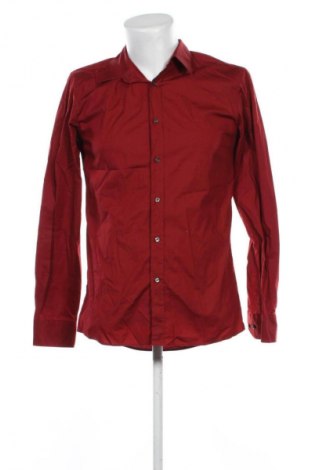 Herrenhemd Hugo Boss, Größe M, Farbe Rot, Preis € 44,99