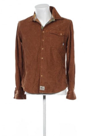 Herrenhemd PICTURE organic clothing, Größe S, Farbe Braun, Preis € 16,99
