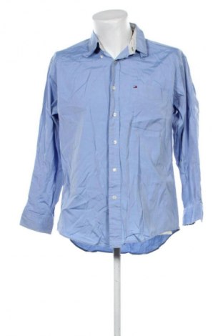 Herrenhemd Tommy Jeans, Größe L, Farbe Blau, Preis 31,99 €