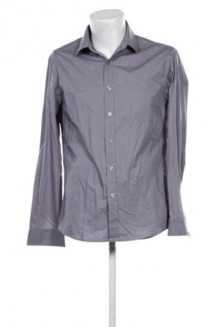 Herrenhemd Unbranded, Größe M, Farbe Grau, Preis 24,00 €