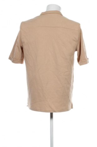 Herrenhemd Unbranded, Größe M, Farbe Beige, Preis 15,00 €