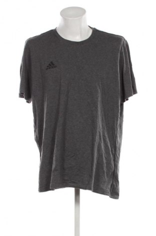 Herren T-Shirt Adidas, Größe XXL, Farbe Grau, Preis 25,99 €