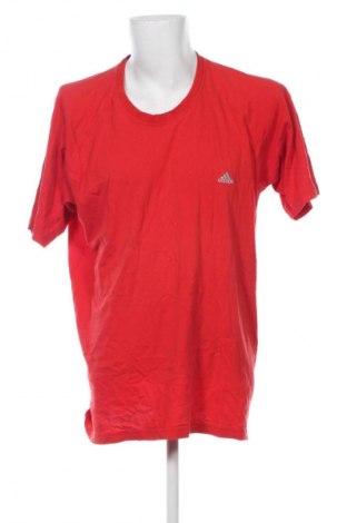 Herren T-Shirt Adidas, Größe XXL, Farbe Rot, Preis € 26,99