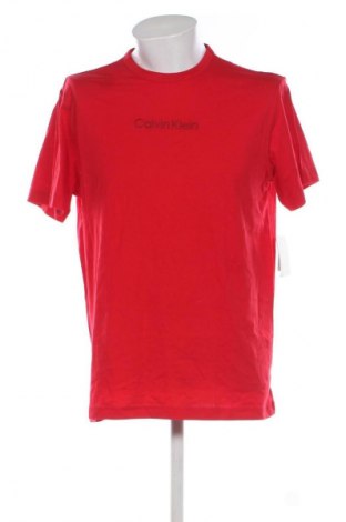 Tricou de bărbați Calvin Klein, Mărime L, Culoare Roșu, Preț 203,99 Lei