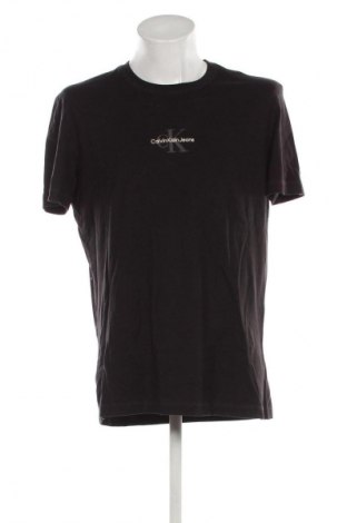Herren T-Shirt Calvin Klein Jeans, Größe XL, Farbe Schwarz, Preis 43,99 €