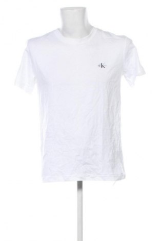Herren T-Shirt Calvin Klein Jeans, Größe M, Farbe Weiß, Preis € 53,99
