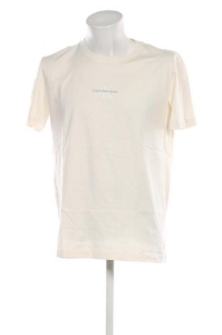 Ανδρικό t-shirt Calvin Klein Jeans, Μέγεθος M, Χρώμα  Μπέζ, Τιμή 35,99 €