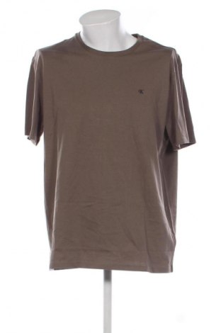 Tricou de bărbați Calvin Klein Jeans, Mărime XL, Culoare Maro, Preț 193,99 Lei
