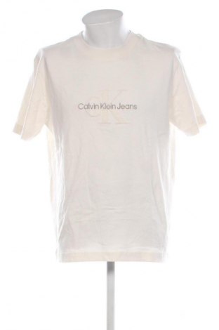 Pánské tričko  Calvin Klein Jeans, Velikost L, Barva Krémová, Cena  1 299,00 Kč