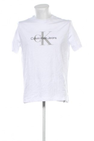 Herren T-Shirt Calvin Klein Jeans, Größe M, Farbe Weiß, Preis € 47,99