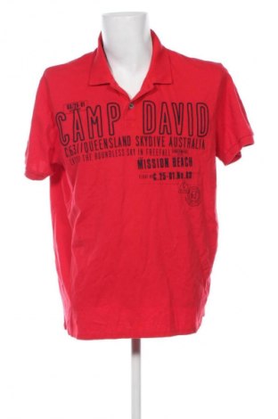 Herren T-Shirt Camp David, Größe 3XL, Farbe Rot, Preis € 14,99