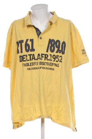 Ανδρικό t-shirt Canda, Μέγεθος 5XL, Χρώμα Κίτρινο, Τιμή 5,99 €