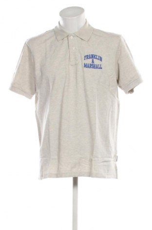 Herren T-Shirt Franklin & Marshall, Größe L, Farbe Grau, Preis 19,65 €