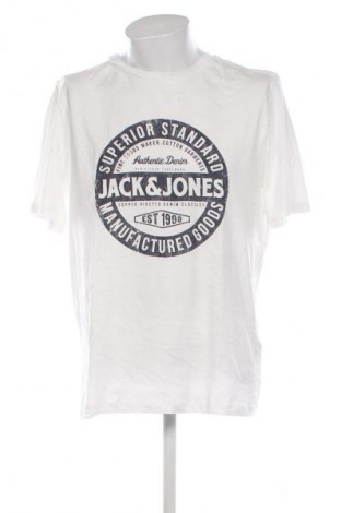 Tricou de bărbați Jack & Jones, Mărime XL, Culoare Alb, Preț 91,99 Lei