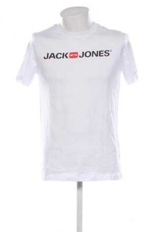 Ανδρικό t-shirt Jack & Jones, Μέγεθος M, Χρώμα Λευκό, Τιμή 17,99 €