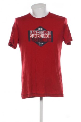 Herren T-Shirt Lee Cooper, Größe L, Farbe Rot, Preis € 11,75