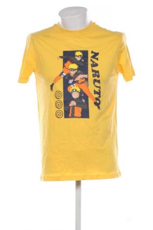 Herren T-Shirt Naruto Shippuden, Größe M, Farbe Gelb, Preis 8,00 €