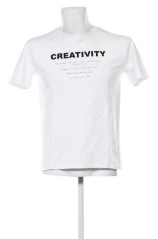 Herren T-Shirt Reserved, Größe S, Farbe Weiß, Preis € 9,79
