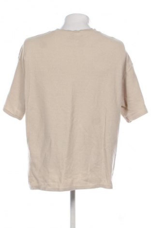 Tricou de bărbați Sinsay, Mărime XL, Culoare Bej, Preț 33,99 Lei