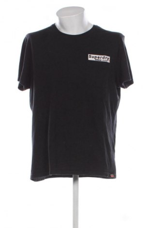 Ανδρικό t-shirt Superdry, Μέγεθος XXL, Χρώμα Μαύρο, Τιμή 9,00 €