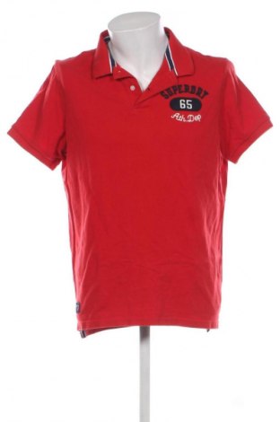 Ανδρικό t-shirt Superdry, Μέγεθος XXL, Χρώμα Κόκκινο, Τιμή 20,99 €