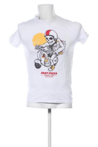 Ανδρικό t-shirt Terranova, Μέγεθος S, Χρώμα Λευκό, Τιμή 9,72 €